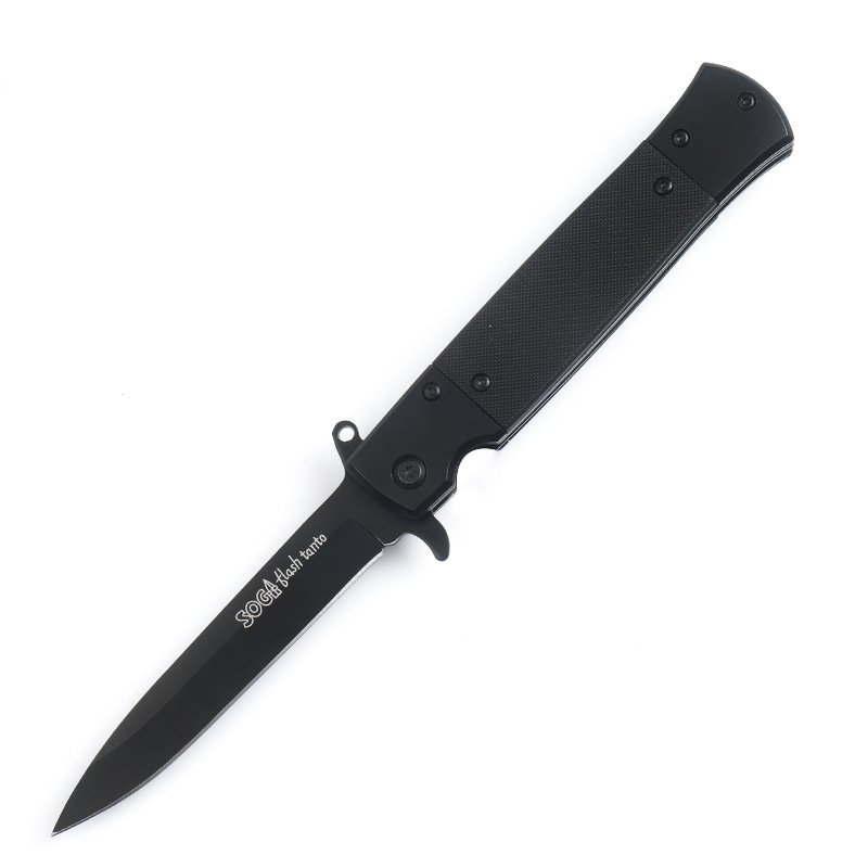 A folding knife with a high-strength multi-purpose knife and a fruit knife in the field