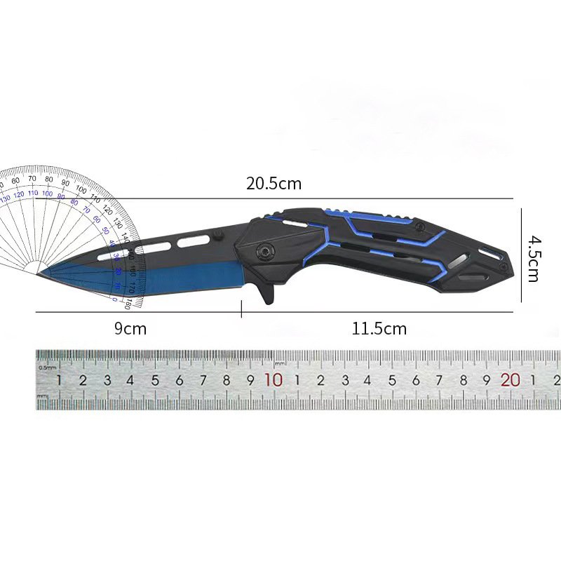 The exterior blades were more sharp than the cleavers, the fruit knife, the field camping, and the knife