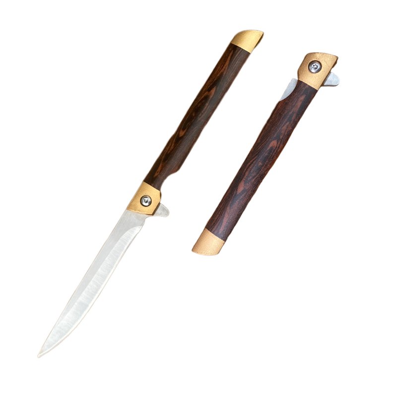 The Japanese simply folded the little knife and took the fruit knife with it