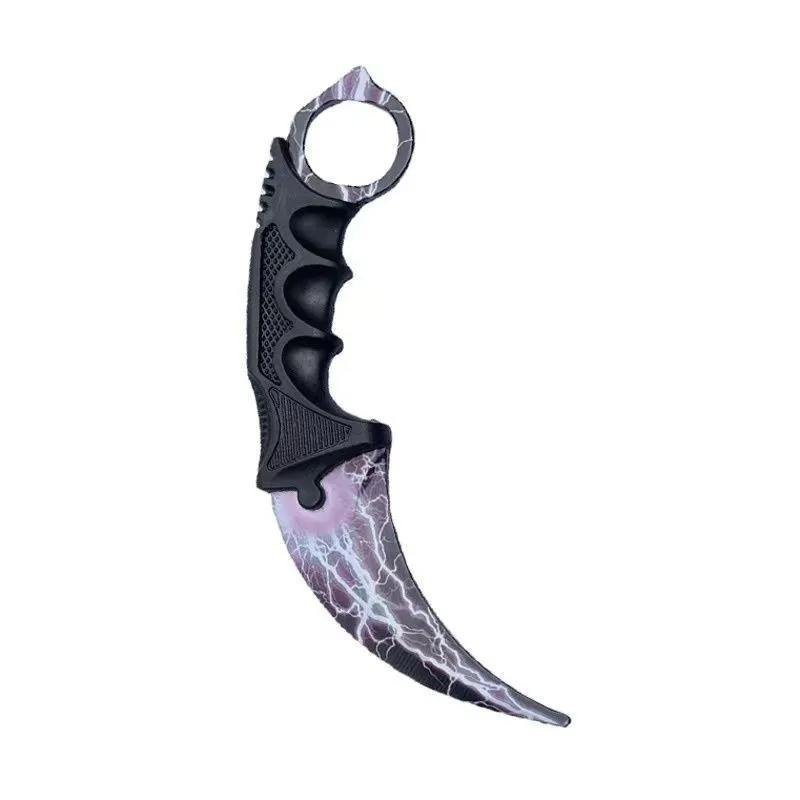 All steel csgo-cs-cs-coat-side modeling knife across the line of fire
