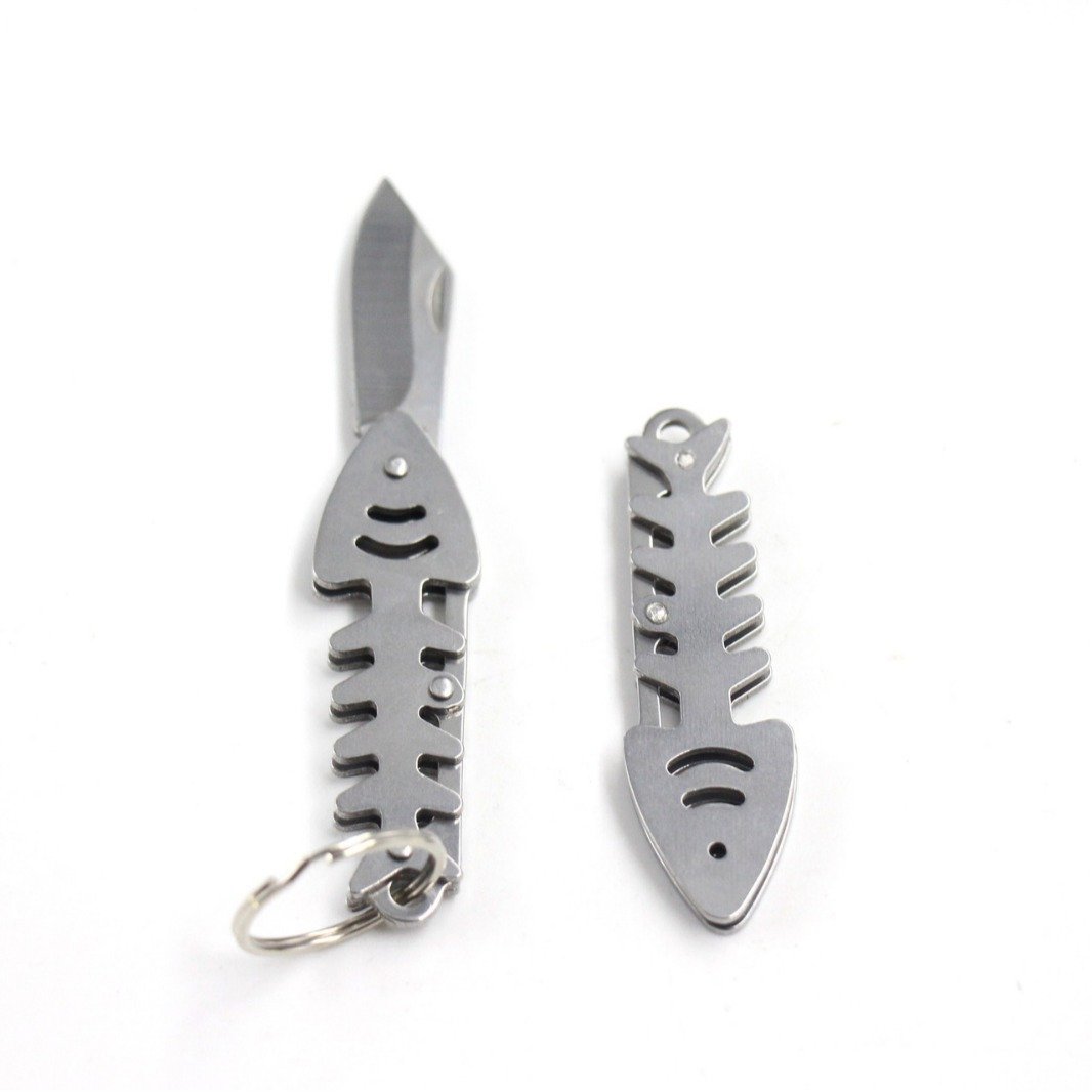 NEW STAINLESS STEEL FISH BONE OUTSIDE OF THE HOUSE