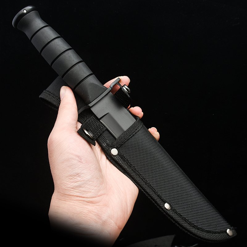 Sword-protected out-of-the-house survival tactics with sharp edges