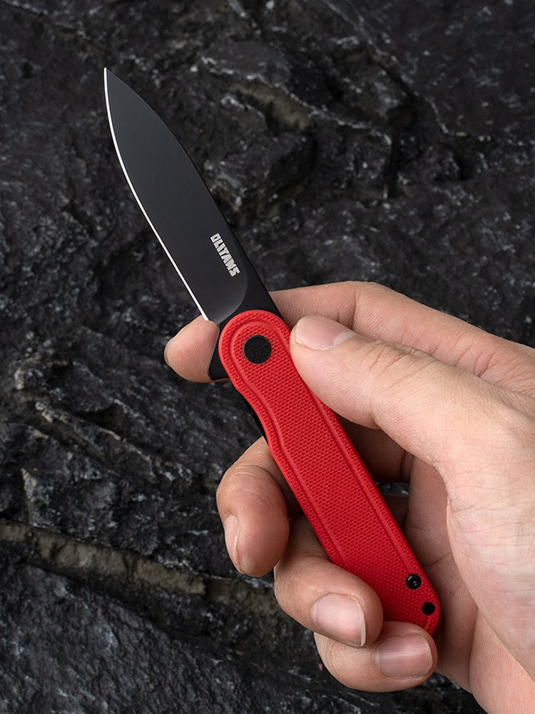LIGHTNING PLANET D2 FOLDING BLADES, FIELD CAMP EDC EXPRESS BOX G10 SMALL ROCKET