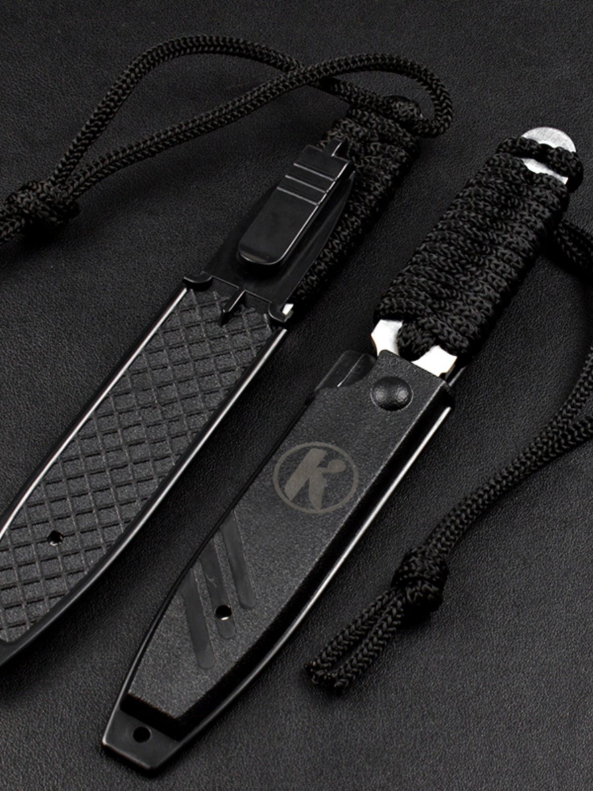 The camper's knife is so hard and so hard to survive in the wilderness