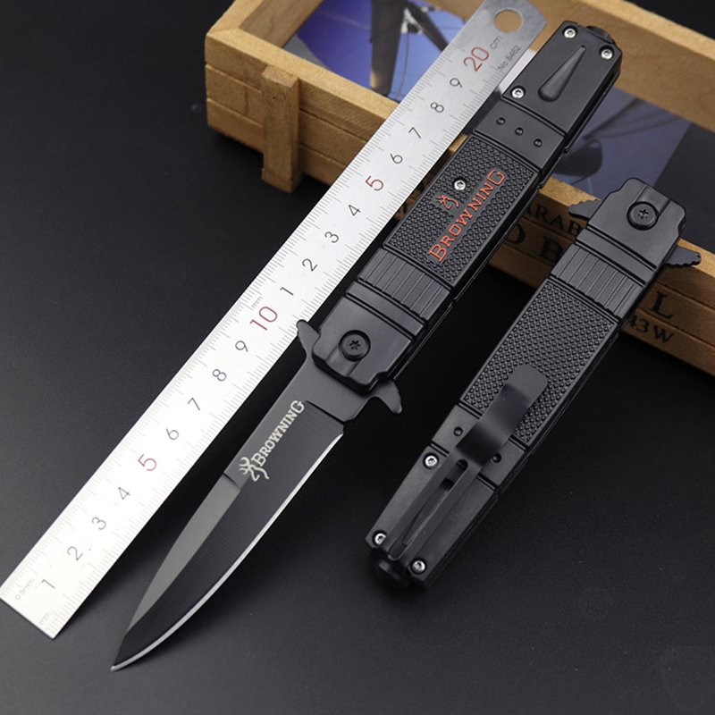 An outdoor multipurpose folding knife with a fruit knife and a delivery knife with a short protection