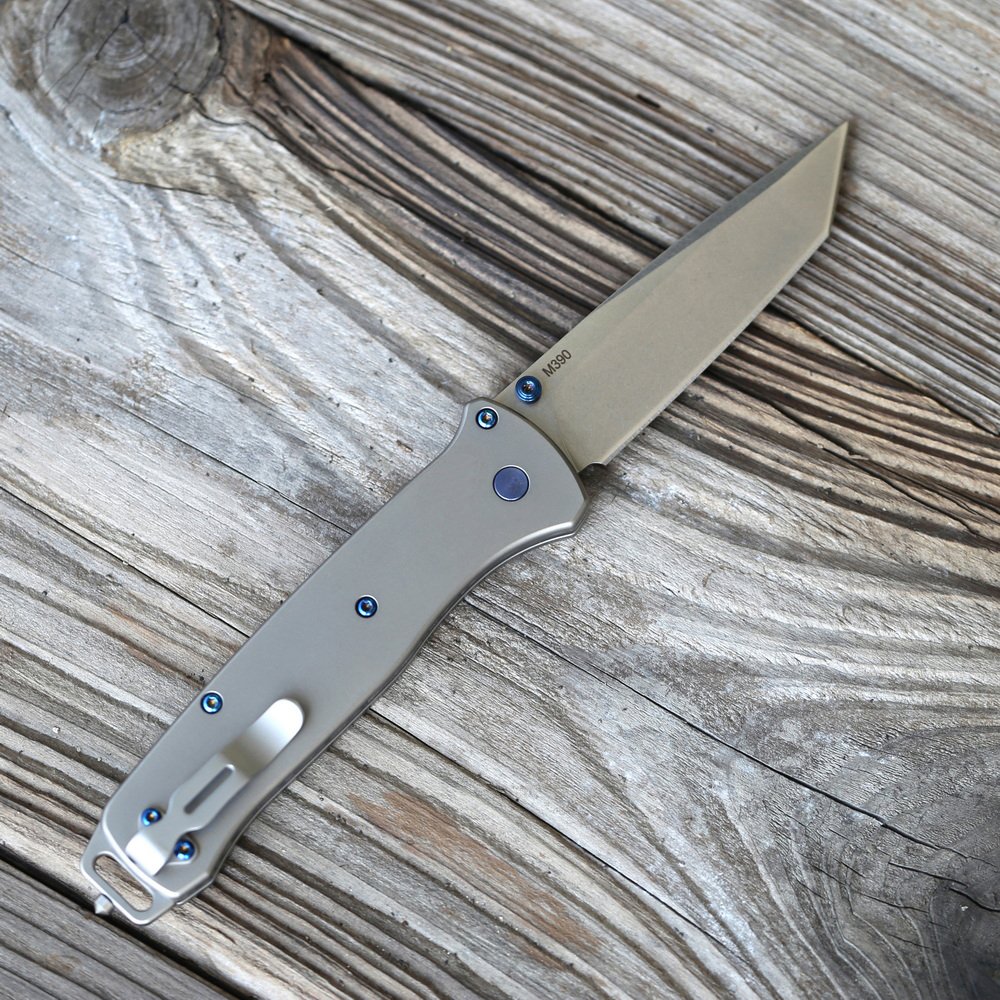 NEW BUTTERFLIES 537 LIGHT FOLDING KNIFE D2 TITANIUM ALLOY HAND-HELD FIELD CAMP WITH EDC FRUIT TOOLS