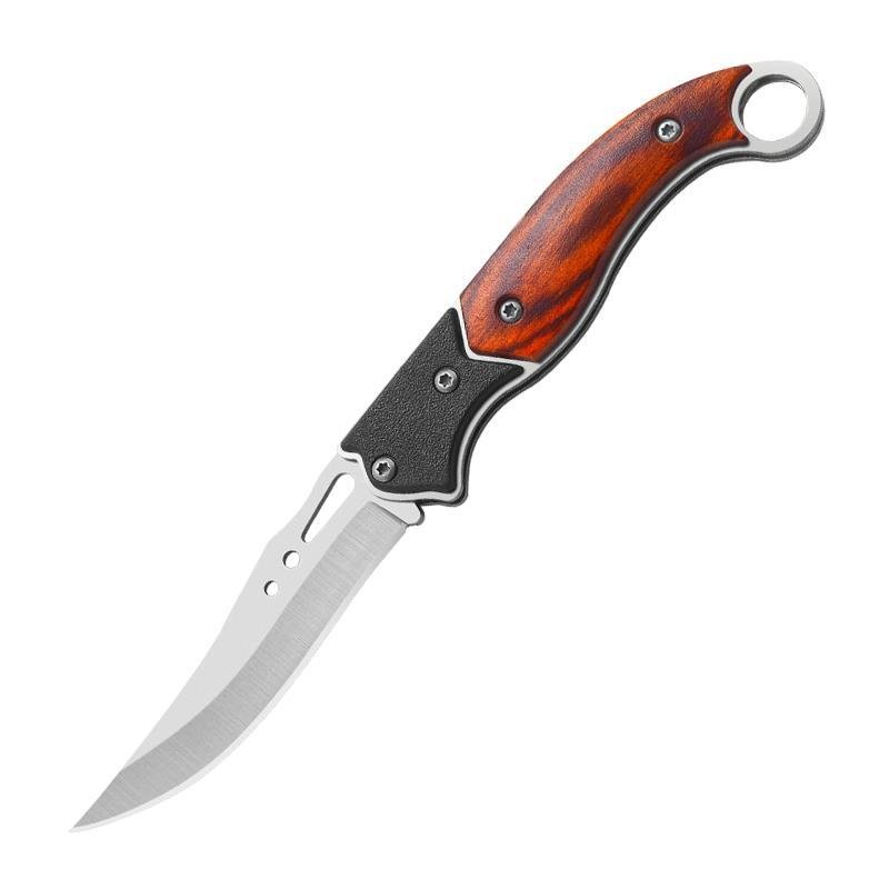 A multi-purpose, high-hard sharp knife with a key to the stainless steel