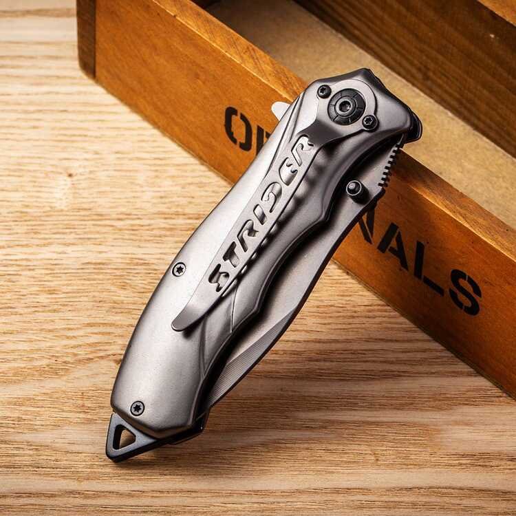 A multi-purpose folding knife for an outdoor excursion, a high-strength camp roasted fruit knife and a body-proof knife