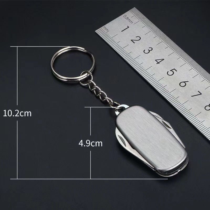 A multifunctional combination of knives and a folding of knives and a life-saving knife with a small knife and a fruit knife