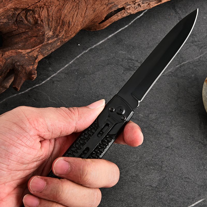 Browning's high-intensity field knife with a steel folding knife and a field camping fruit knife