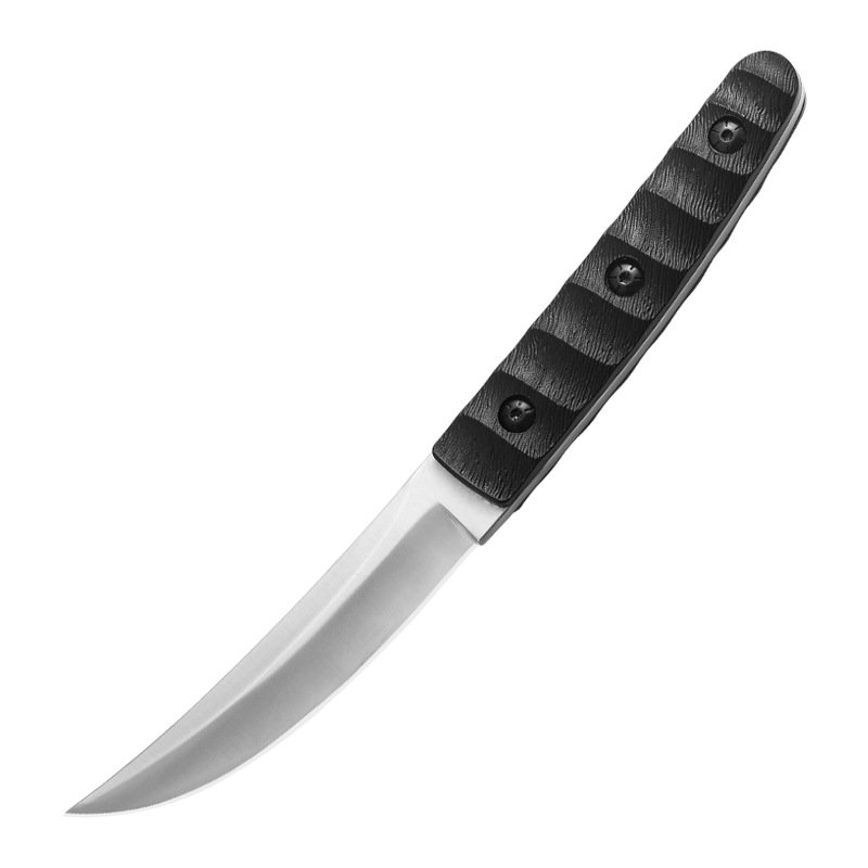 Straight knife, outdoor knife, field life knife, body-proof knife, mini knife