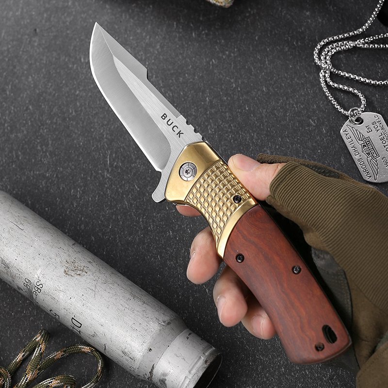 Folding knife, fruit knife, and kitchen knife with a field protection knife, and a sharp knife with a guacamole knife
