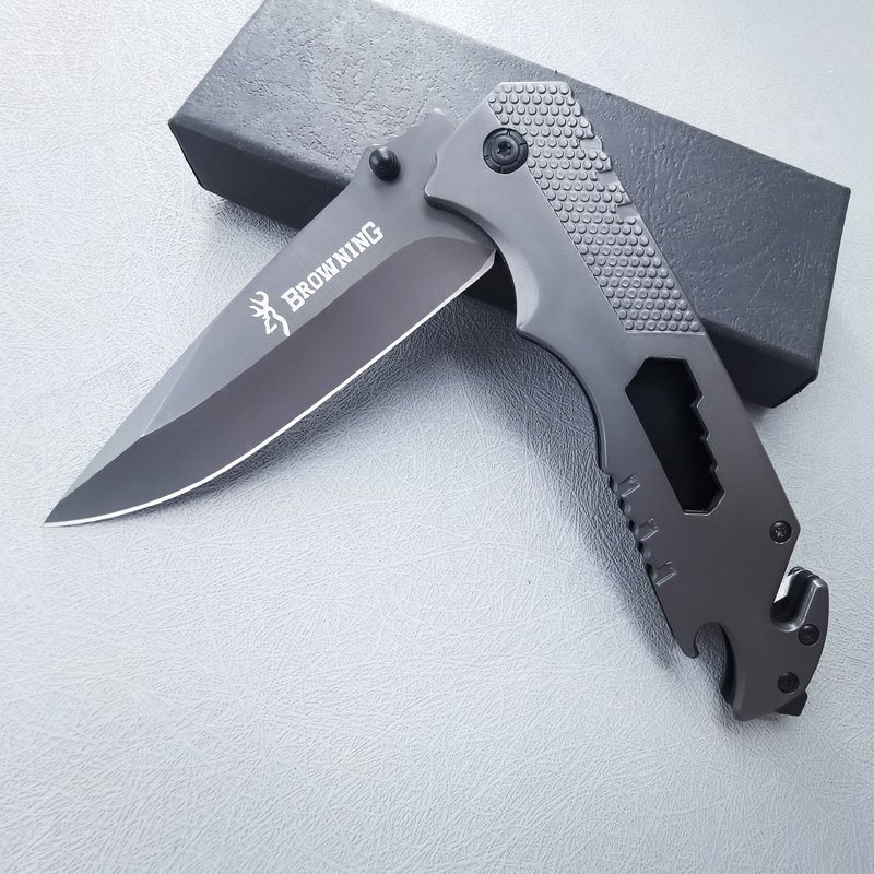 A full steel field knife, a folding knife, and a fruit-engineer's knife
