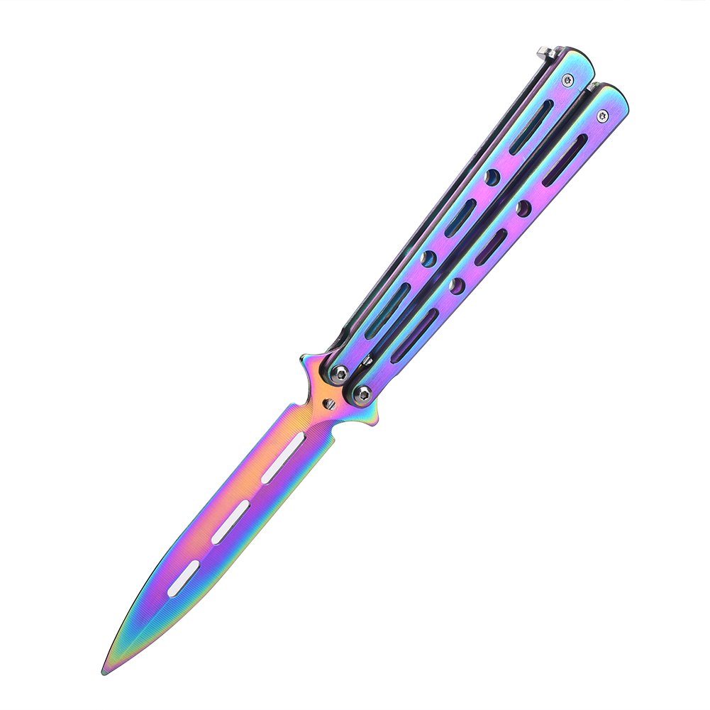 Butterfly practiced a knife and a cleaver