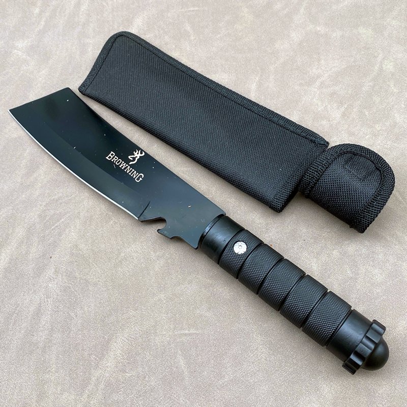 Super thick multi-purpose machete, cheetah, fruit knife, high-heavy manganese steel sharp camp knife