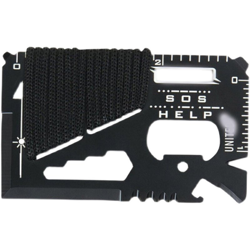 The stainless steel multi-purpose life-saving card card, multi-purpose military knife card card card, will work with you