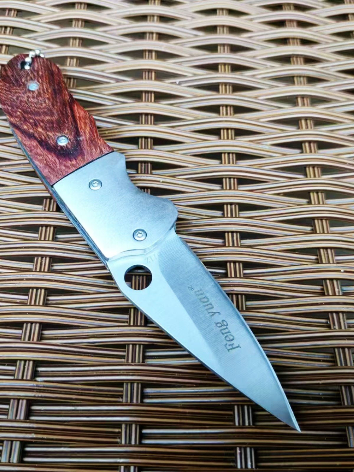 OPEN-AIR STAINLESS STEEL F112 WITH MULTI-PURPOSE, HIGH-STRENGTH MINI-COLLAR BLADES CAMPING IN THE FIELD AND FOLDING KNIVES