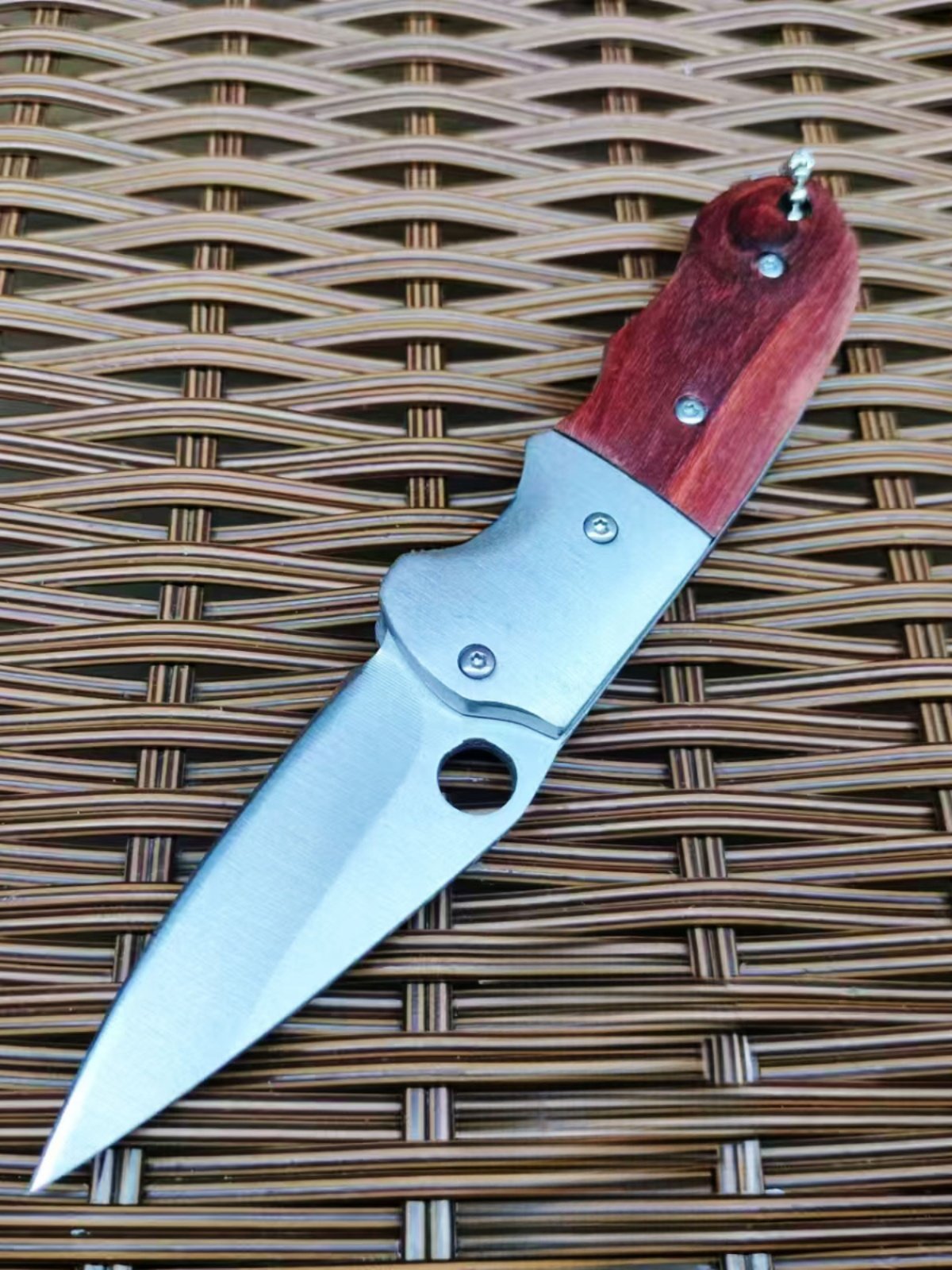 OPEN-AIR STAINLESS STEEL F112 WITH MULTI-PURPOSE, HIGH-STRENGTH MINI-COLLAR BLADES CAMPING IN THE FIELD AND FOLDING KNIVES