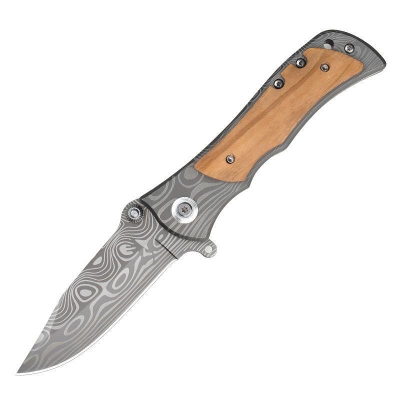 Browning's new Damascus stainless steel folder