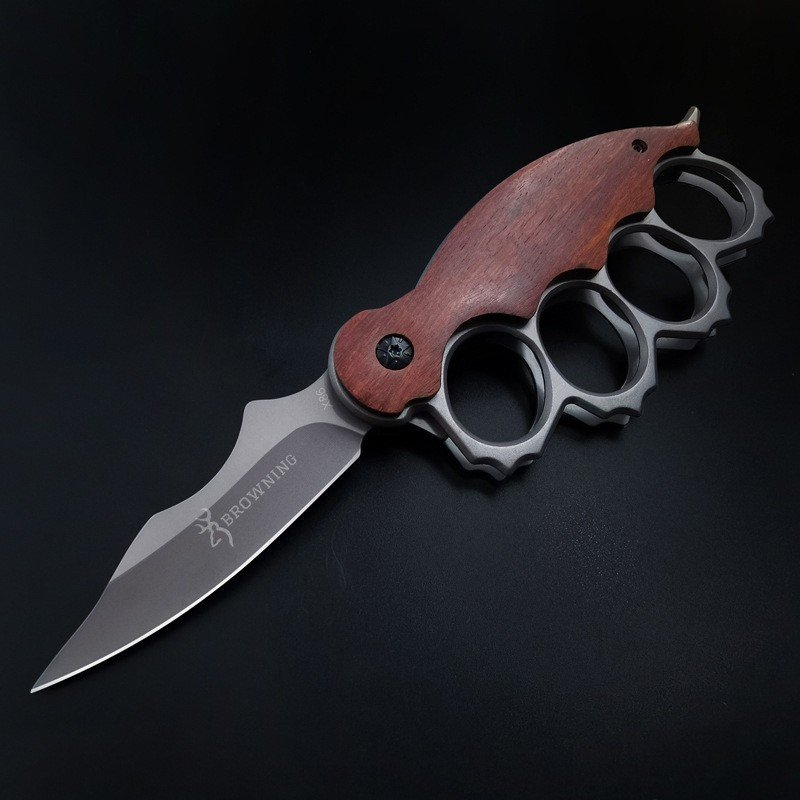Tiger-finger-pistol tactics to fold a multi-purpose machete for escape fruit knife for export
