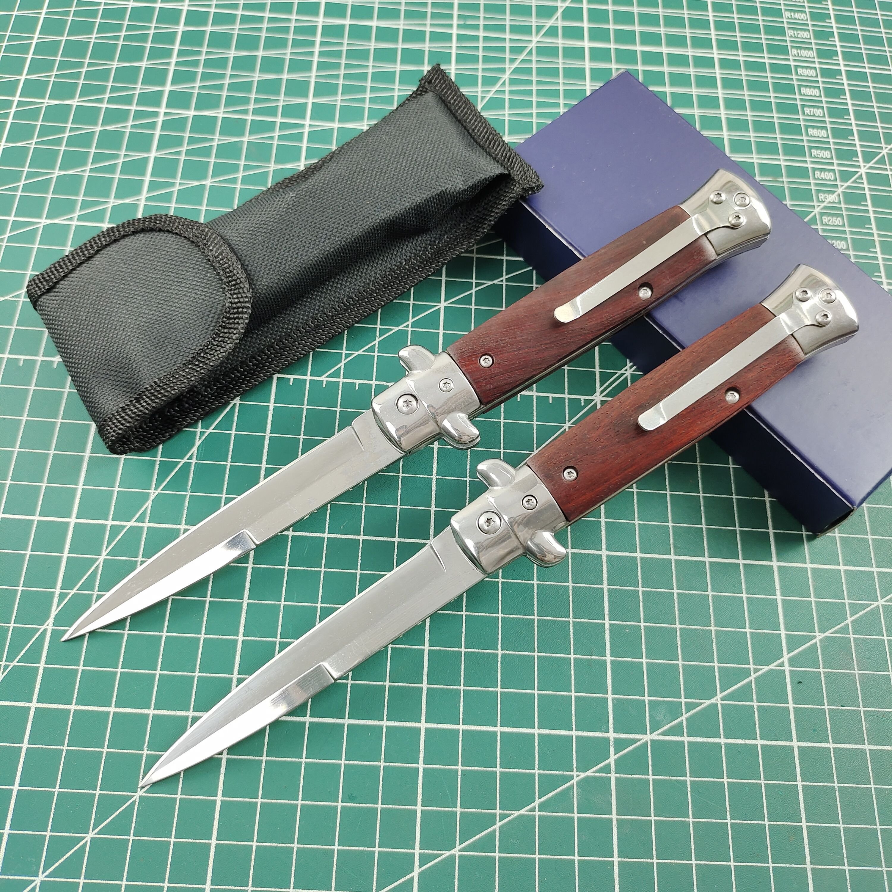 F.A.69 GOES WITH A PAIR OF KNIVES TO CAMP OUT