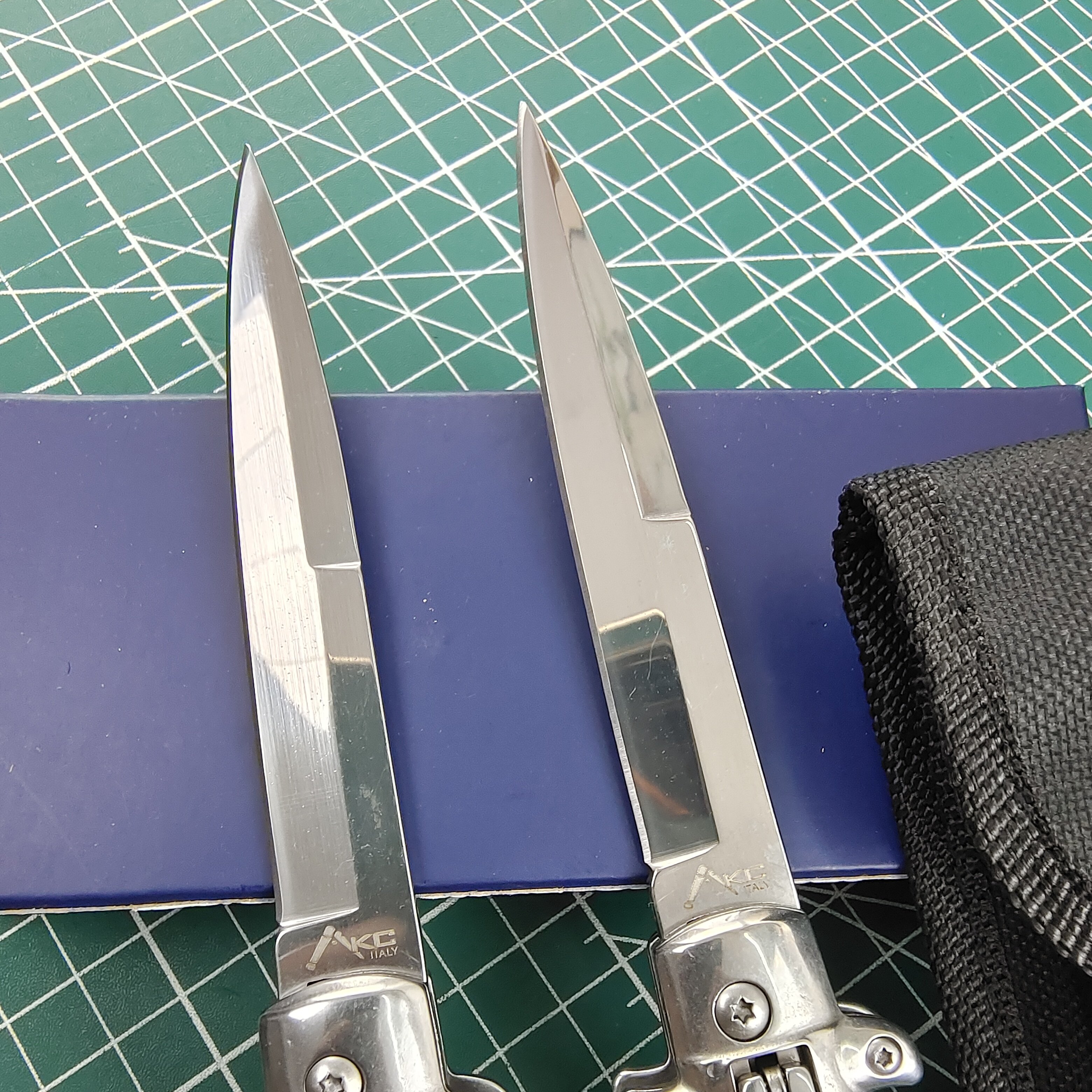 F.A.69 GOES WITH A PAIR OF KNIVES TO CAMP OUT