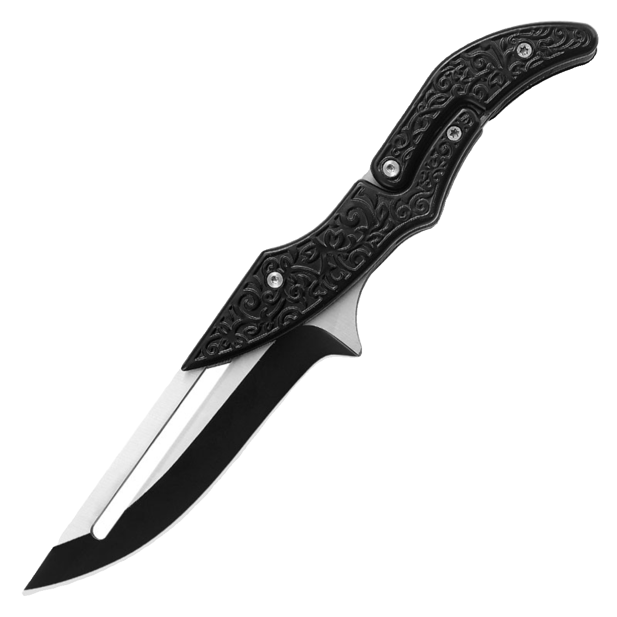 The mechanical magic knife stainless steel family ate a meat knife with a guacamole