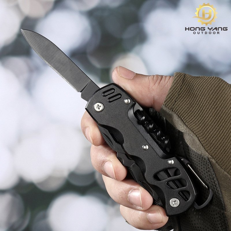 an open-door multi-purpose swiss army knife portable field slasher edc combination tool