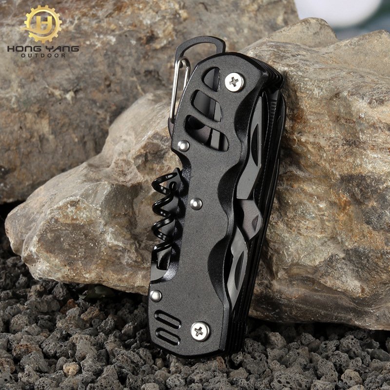 an open-door multi-purpose swiss army knife portable field slasher edc combination tool