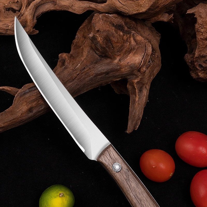 With a thick stainless steel field camping home with a fruit knife with a small knife with a sharp multi-purpose fruit and vegetable knife