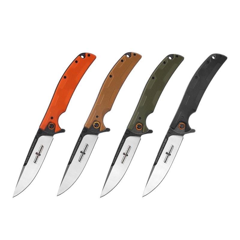 The field camping knife with the field knife was accompanied by a sharp and hard fruit knife