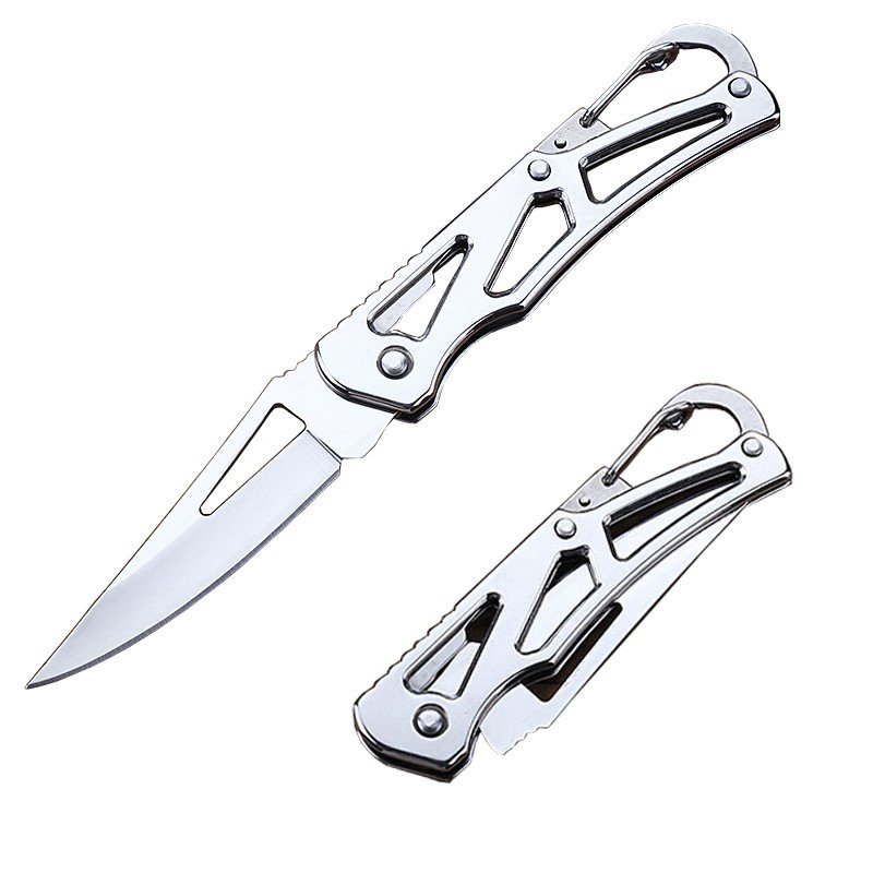 A small knife and a fruit knife folding a blade with a student in the dorm