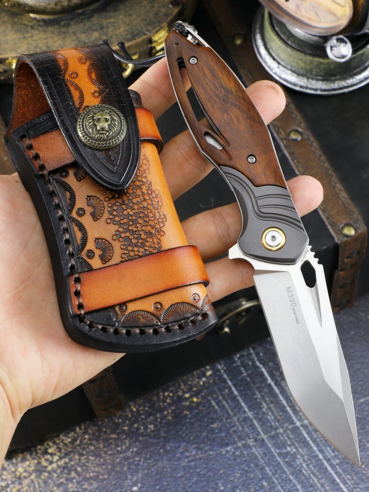 AUSTRIA'S M390 STEEL FOLDING KNIFE, HIGH-STRENGTH SHARP KNIFE FIELD CAMPING FOR LIFE, AND A FIELD DEFENSIVE KNIFE