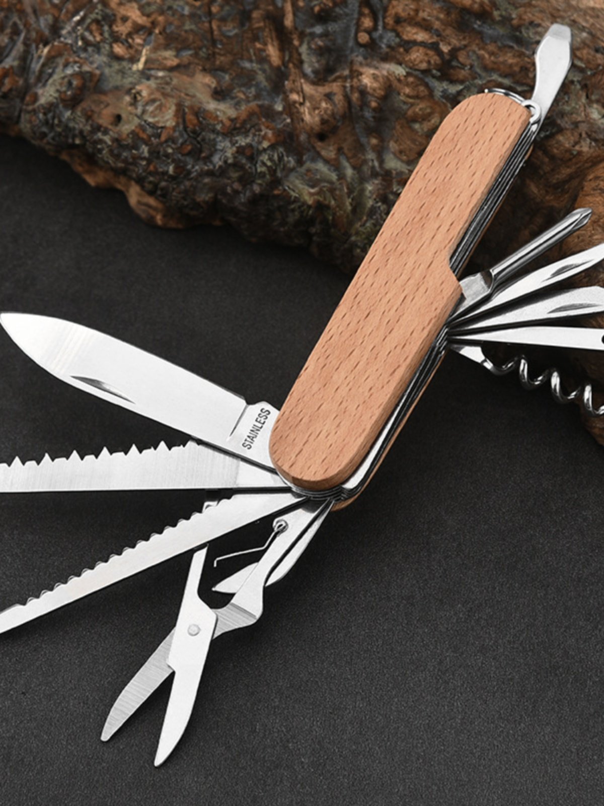 multi-purpose swiss sgt. sniper field surviving sniper, emergency edc tools folding fruit knives and exterior protection knives