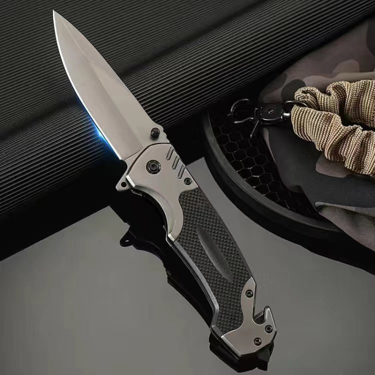 An outdoor multi-purpose anti-fouling knife, a high-strength tactical knife, and a slash and a fruit knife