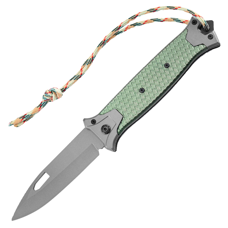 With a knife and a fruit knife folding and a field knife camping to survive, the knife was armed with a cold weapon