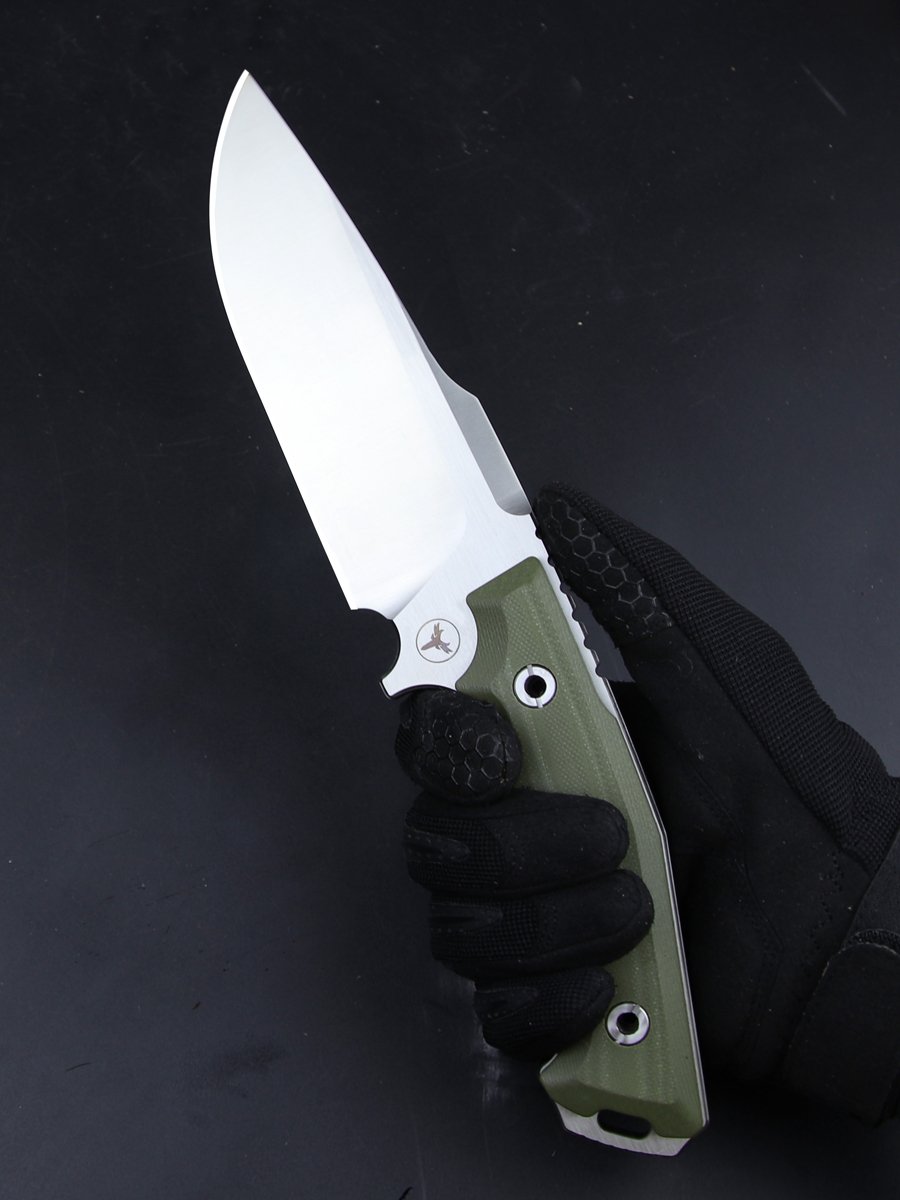 THE HULK TANK'S HEAVY FIELD SURVIVAL TOOL KNIFE, SLEIPNER STEEL CAMP, SHARP DEFENSIVE TACTICS