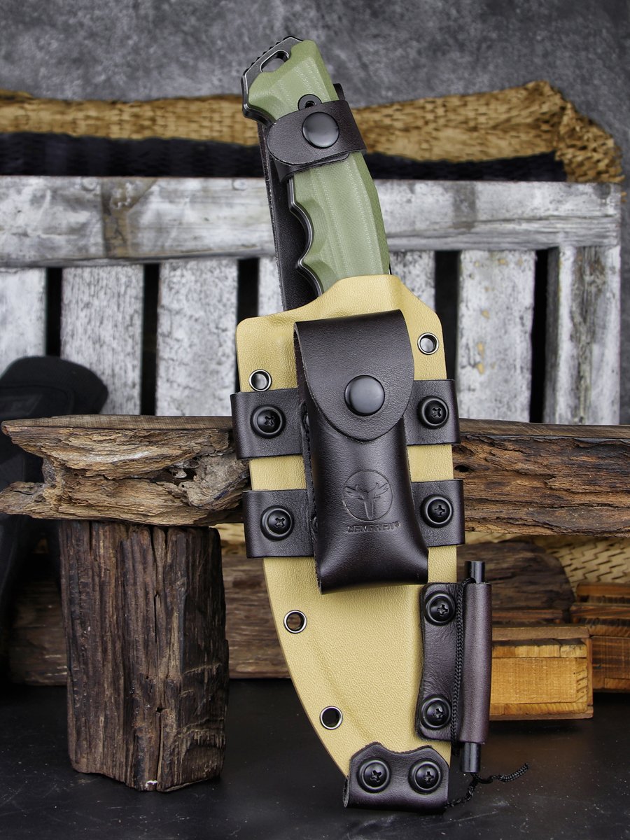 THE HULK TANK'S HEAVY FIELD SURVIVAL TOOL KNIFE, SLEIPNER STEEL CAMP, SHARP DEFENSIVE TACTICS