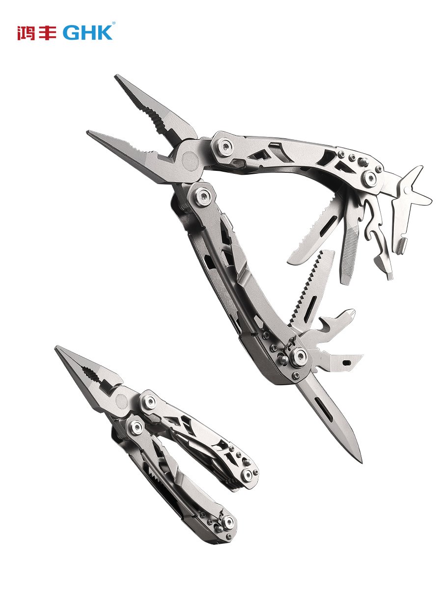 A multi-purpose folding of camping tool mini-scissor with tactical equipment