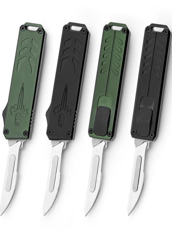 THE ALUMINIUM ALLOY EDC COMES STRAIGHT OUT OF THE ART KNIFE, OPENS THE BOX, OPENS THE DELIVERY