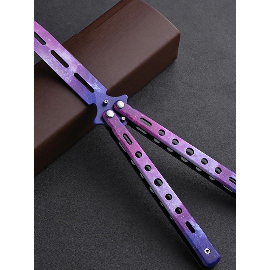 butterfly folding knife beginner, csgo, exercises all-steel fragrance