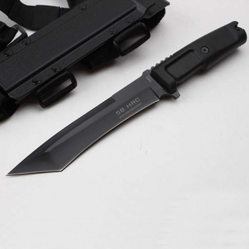 The extreme force of Boi's life-saving knife, Blackmamba's protection