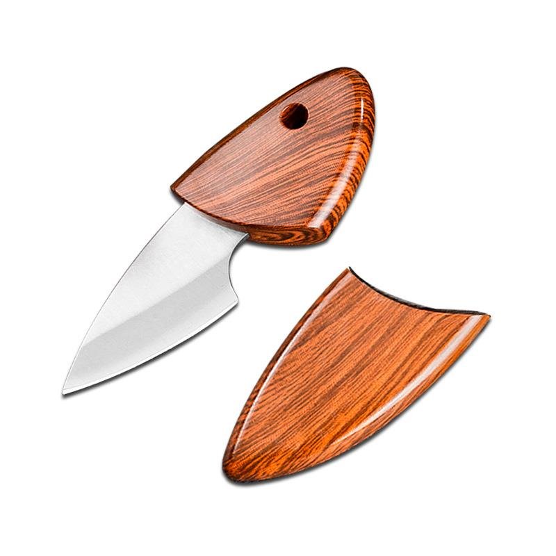 Dolphin's knife is more sophisticated than a fruit knife camping multipurpose wooden fish carrying a knife