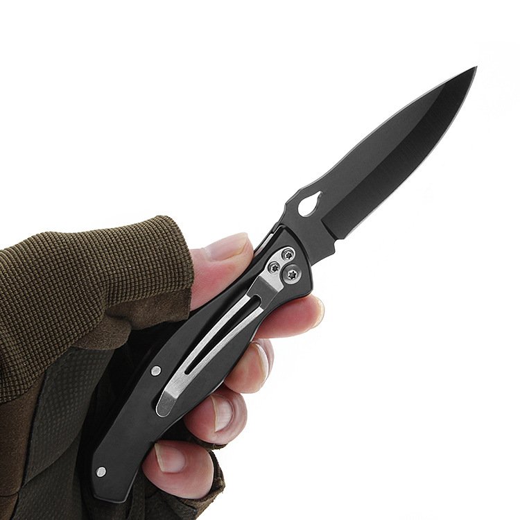 The field camp with a small knife and a fruit knife and a field knife