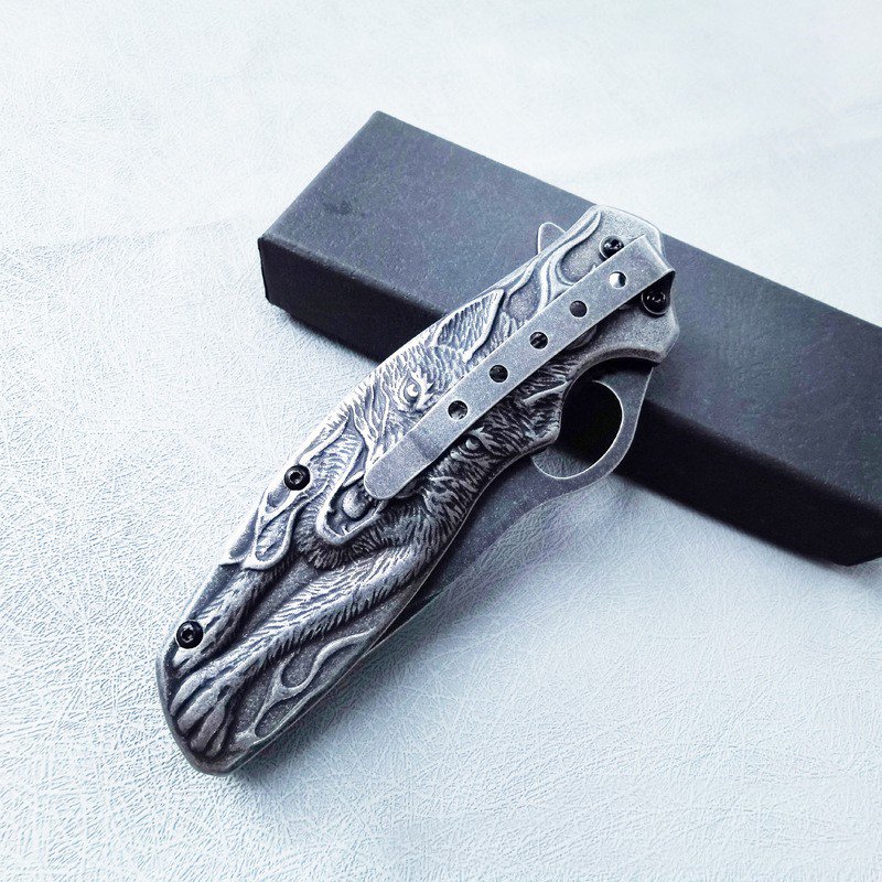 A man's knife for a steel field, a blade for a sharp defensive knife, a cold-armed camping kit