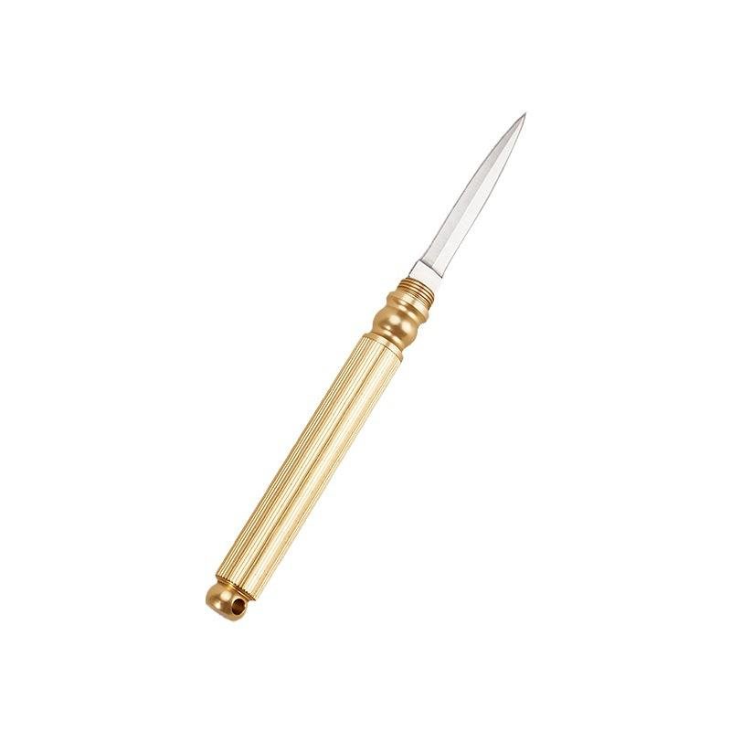 An outdoor multipurpose cartridge knife to protect yourself from you, and a multipurpose fruit knife with a broken window tool