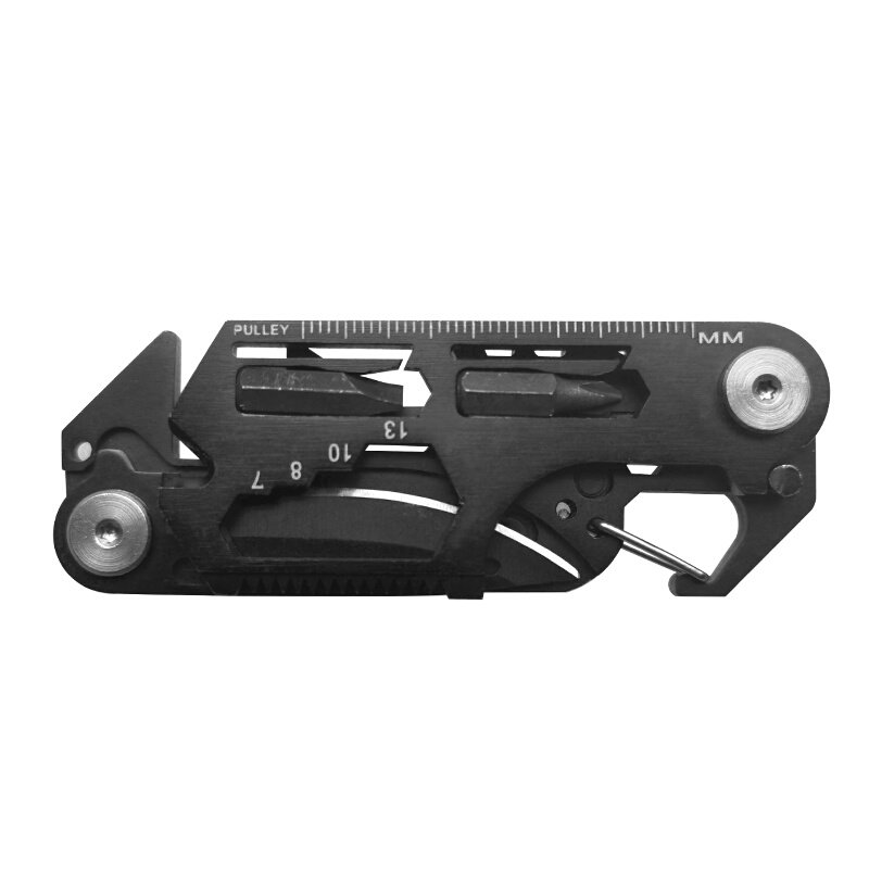 MULTIFUNCTIONAL EDC TOOLCARD FOLDING BOTTLE OPENER CAMPING WITH A MINI SCREWDRIVER