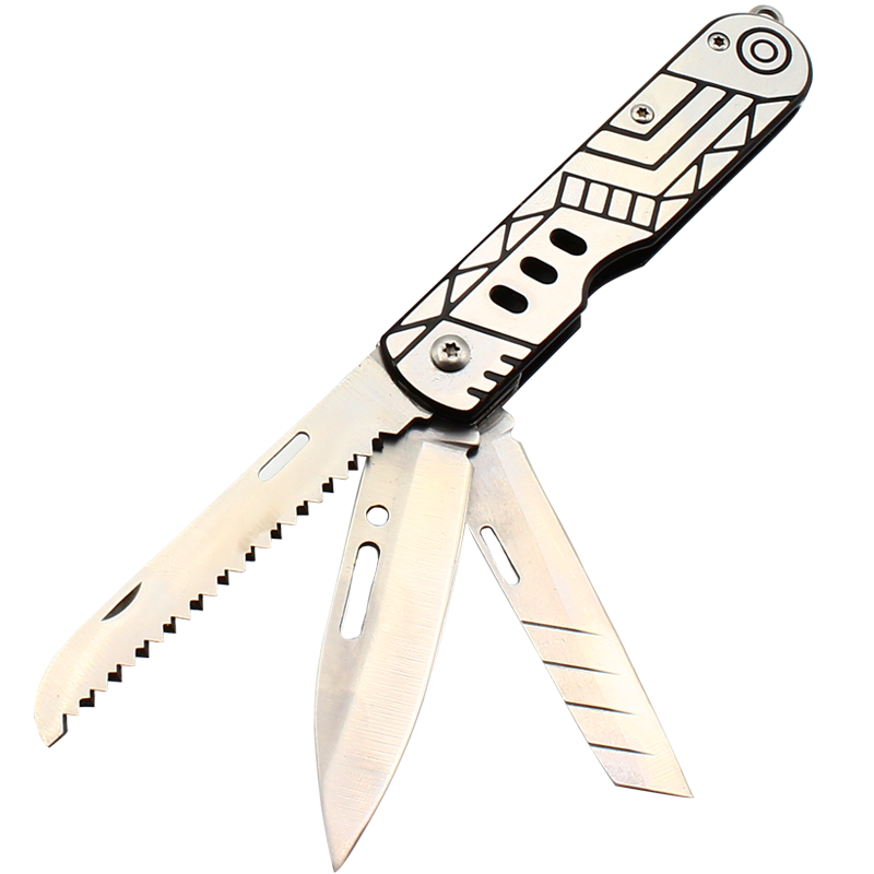 A small knife with a high-strength folding multi-purpose camping and a stainless steel-discretion delivery