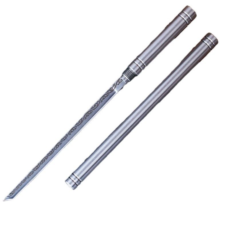 ♪ The King's Stick 304 stainless steel family camped with a fruit cutter with a stick and a tea knife ♪