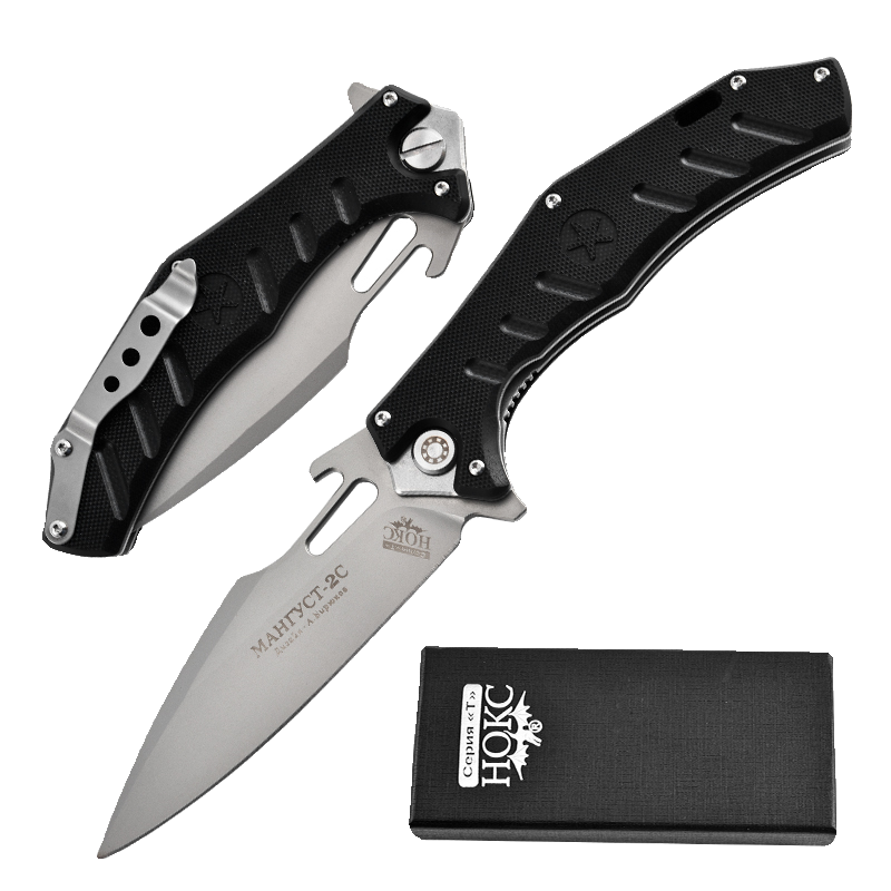 AN OUTDOOR KNIFE WITH A FIVE-STAR CAMP FOR LIFE AND A FIELD KNIFE WILL CARRY THE G10